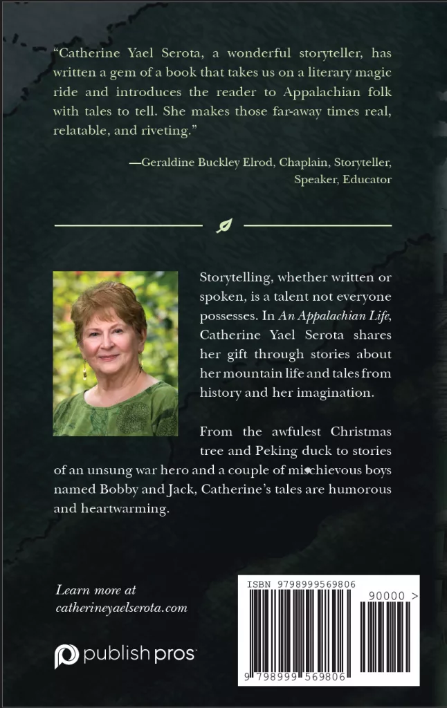 An Appalachian Life: A Storyteller's Perspective-Back